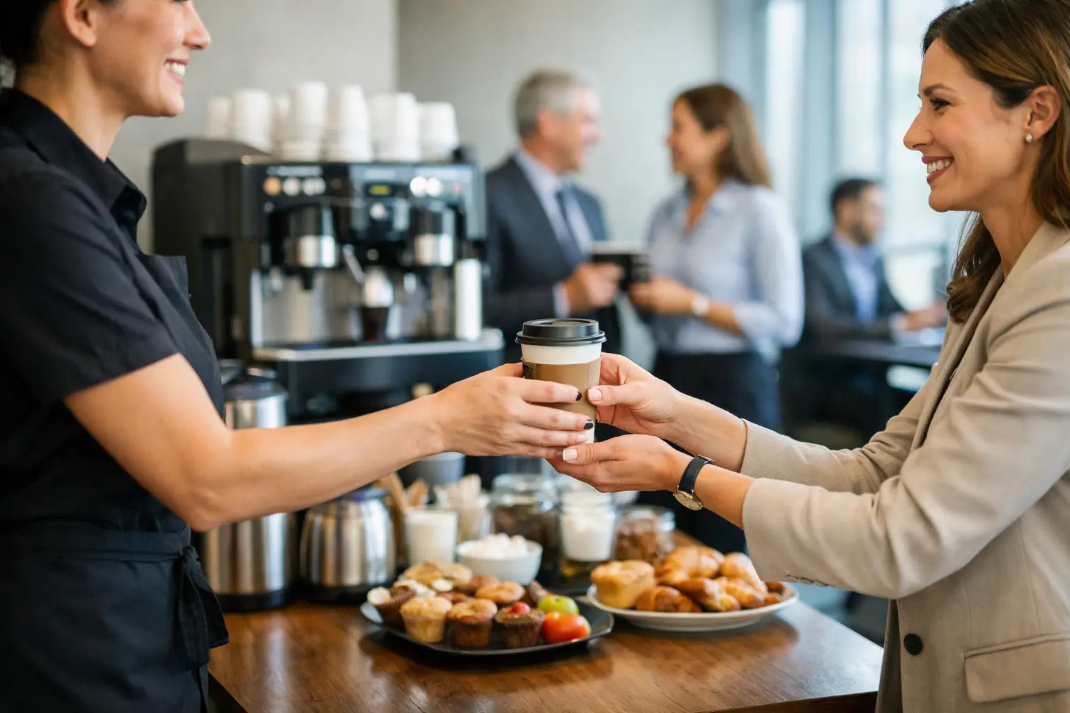 How an Office Coffee Catering Service Works