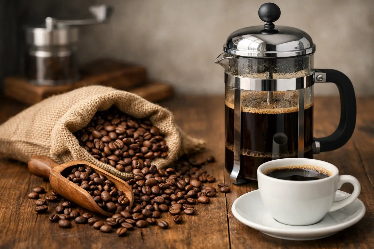 Meilleurs grains de café pour la presse française
