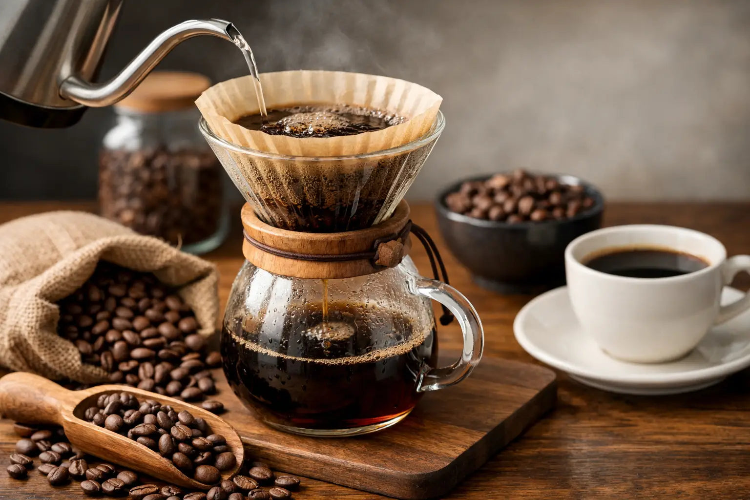 Les meilleurs grains de café pour un café filtre