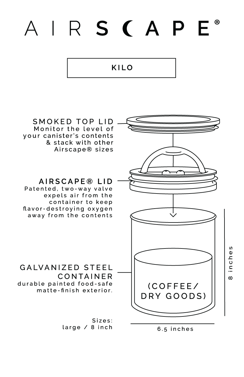 Airscape Kilo Canister