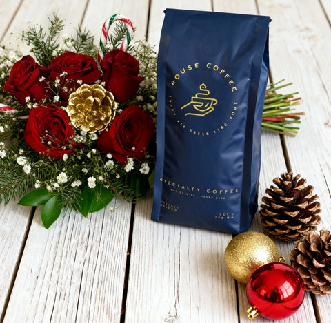 Coffee and Blooms. Option 1