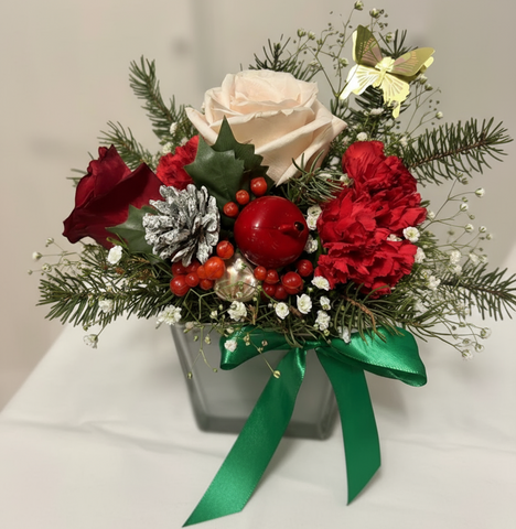 Coffee and blooms. Option 2