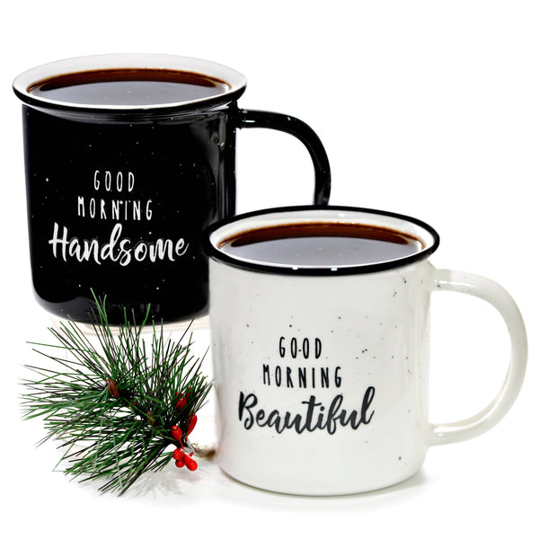 Good Morning Beautiful / Good Morning Handsome Mug Set Of 2
