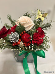 Coffee and blooms. Option 2