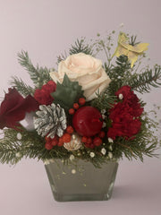 Coffee and blooms. Option 2