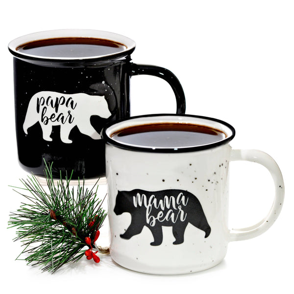 Mama Bear / Papa Bear Mug - Gift Set Of 2