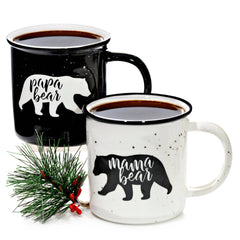 Mama Bear / Papa Bear Mug - Gift Set Of 2