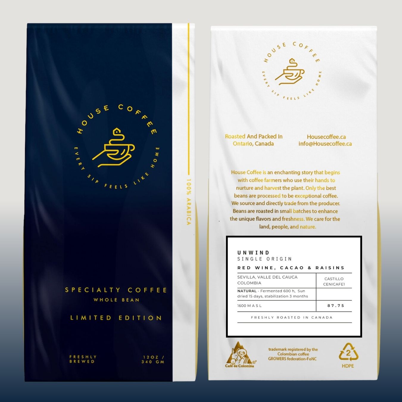 UNWIND. Natural Process. Q-grade 87.75 – House Coffee