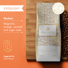 EVERLIGHT. Q-graded 87.25. Decaffeinated.